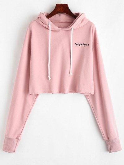 Embroidered Hoodie Casual Outfit Ideas