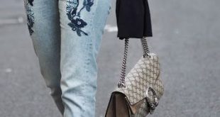 TWO WAYS TO WEAR EMBROIDERED JEANS | Embroidered jeans outfit, Fashi