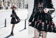 Andreea Birsan - Floral Embroidered Dress, Embroidered Leather .