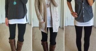 Pin by Calista Sites on Junior Year Fasion | Black leggings outfit .