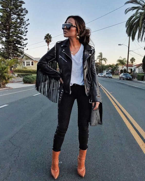 24 Outfit Ideas On How To Wear Fringed Jackets 2020 .