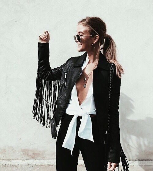 Fringe jacket. | Fashion, Fringe leather jacket, Sty
