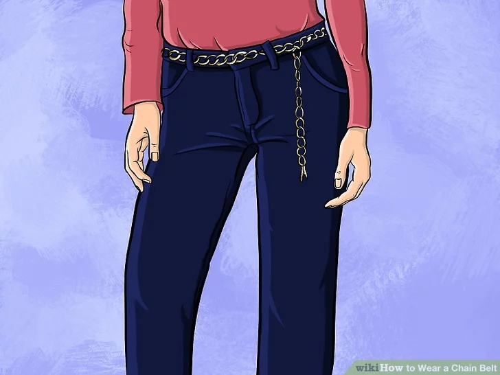 How to Wear a Chain Belt: 7 Steps (with Pictures) - wikiH