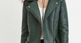 51 Classy And Casual Women Leather Jacket Outfits Ideas | Green .