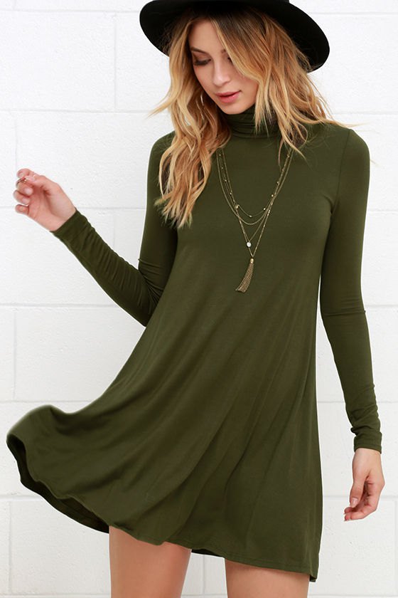 How to Style Long Sleeve Swing Dress: 15 Breezy Outfit Ideas .