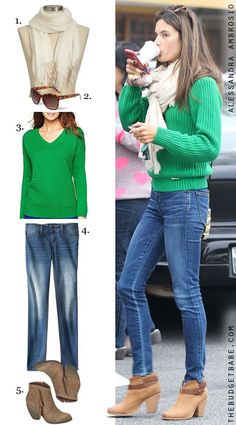 7 Best Green Sweater Outfit images | Autumn fashion, Fall winter .
