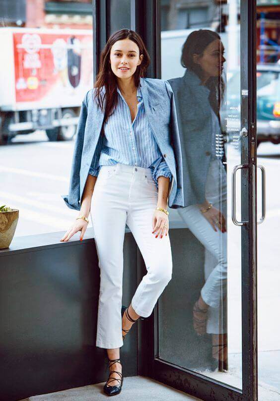 18 Best White Jeans Outfit Ideas for Men and Women - Miss Prettypi