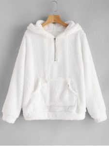 Half Zip Hoodie Outfit Ideas for Women – kadininmodasi.org