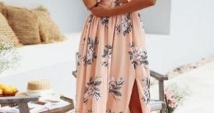 Boho Maxi Long Evening Party Beach Dresses Sundress Floral Halter .