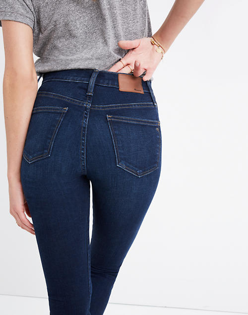 10" High-Rise Skinny Jeans in Hayes Wa