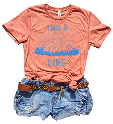 Amazon.com: Take A Hike Shirt Women, Cute Graphic Tees for Women .