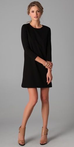 The perfect shift dress - a blank canvas for any accessories .