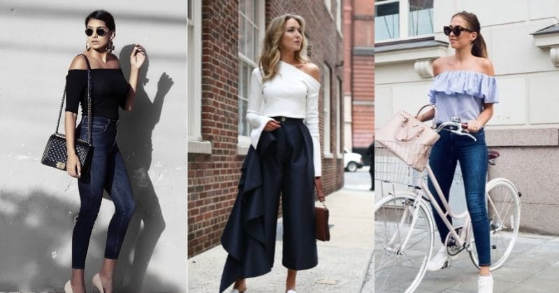 A Guide On How To Wear Asymmetric Cold Shoulder Tops | Fashi