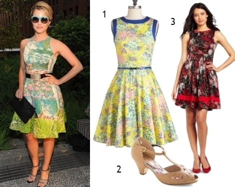 Get the Look: Celebs Wearing Fit and Flare Dresses | Creative Fashi