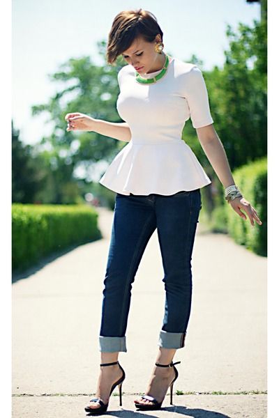 Summer Peplum Outfits-17 ways to Wear Peplum Tops in Summe