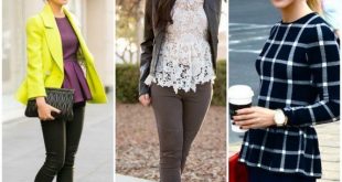 How to Wear Peplum Tops in Winter - 20 Peplum Outfit Ide