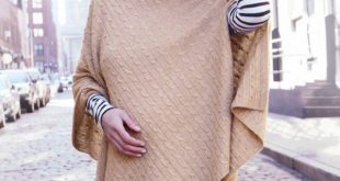 How to Style Knitted Shawl: Top 13 Cozy Outfit Ideas for Women .