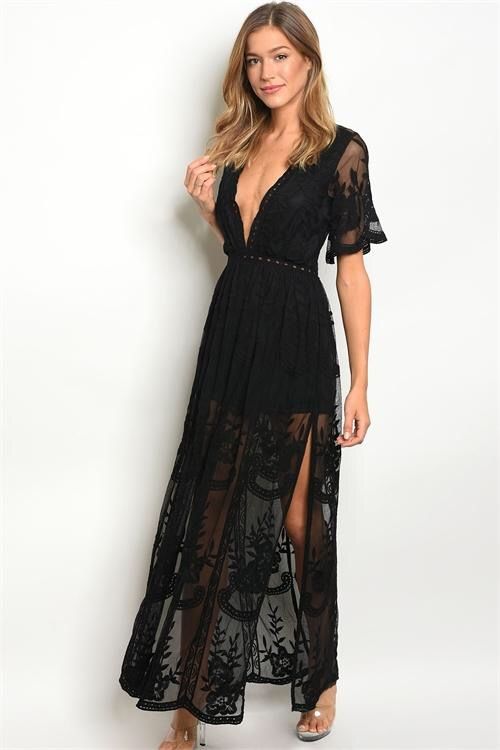 Dawning' Black Romper Dress in 2020 | Classy outfits for women .
