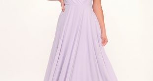 Lovely Lavender Dress - Maxi Dress - Gown - Bridesmaid Dre