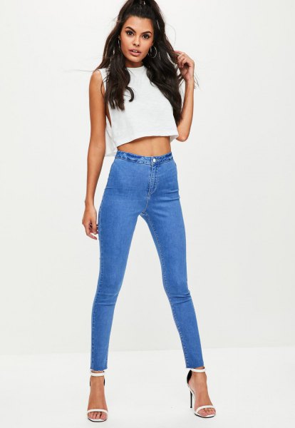 15 Lean & Stylish High Waisted Skinny Jeans Outfit Ideas for .