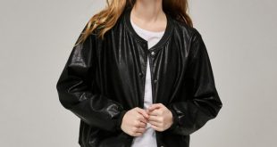 Best 15 Leather Bomber Jacket Outfit Ideas for Women - FMag.c