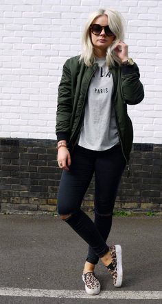 30 Best Women Bomber Jacket Outfit images | Bomber jacket outfit .