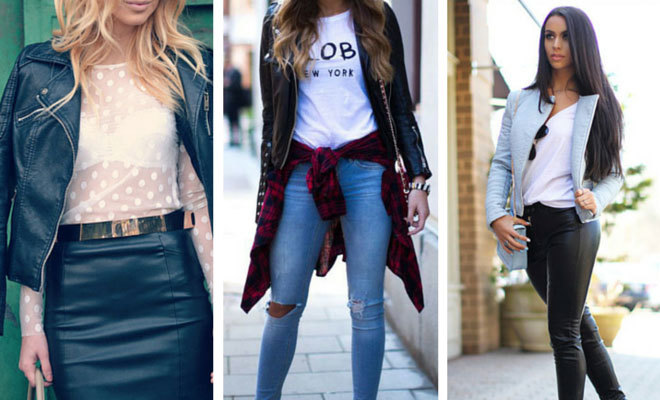 10 Leather Jacket Outfit Ideas for Women | StayGl