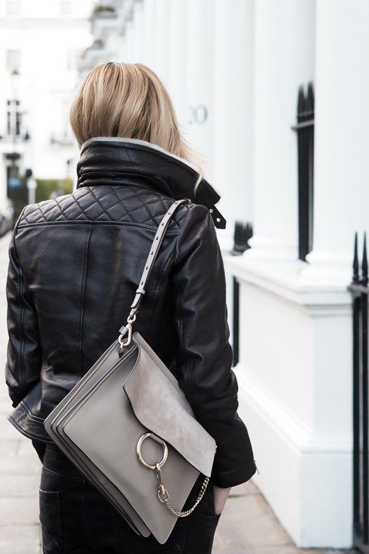 Leather Shoulder Bag Outfit Ideas
