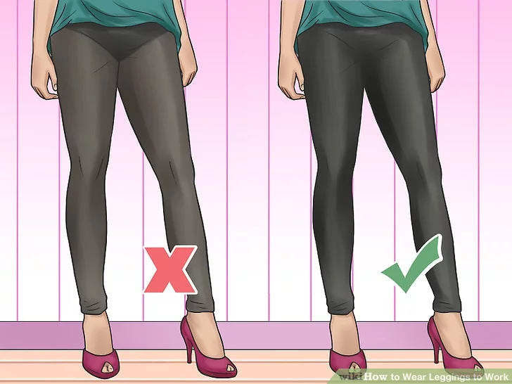 How to Wear Leggings to Work: 10 Steps (with Pictures) - wikiH