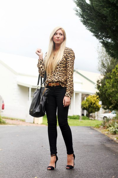 How to Wear Leopard Print Blouse: Top 15 Outfit Ideas - FMag.c