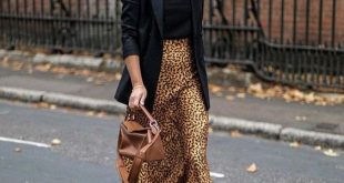 3 Different Leopard Print Skirts 3 Outfit Ideas | Printed skirt .