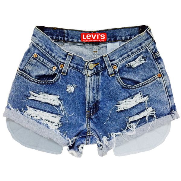 Levis Shorts High Waisted Cutoffs Denim Cheeky All Sizes Xs S M L .