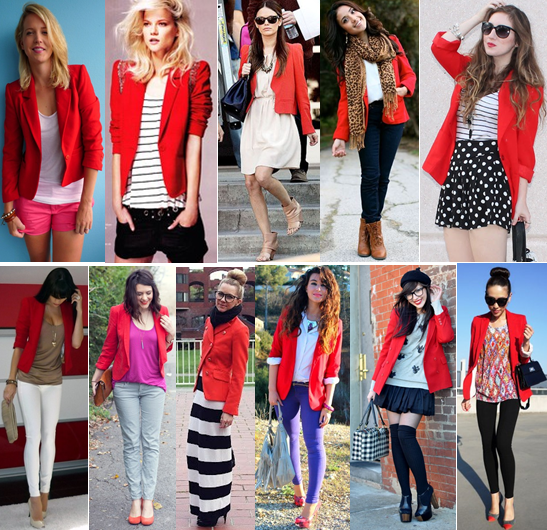 How To Wear a Red Blazer (With images) | Red blazer outfit .