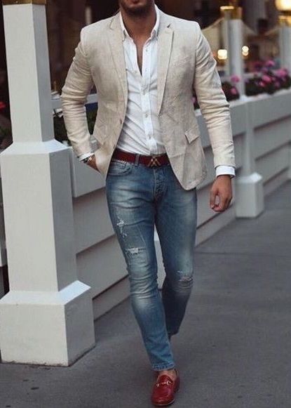 Pin by Cesar Aguilar on Fashion | Blazer outfits casual, Mens .