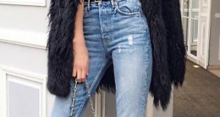 10 Trendy Faux Fur Coat Outfit Ideas | Fur coat outfit, Black faux .