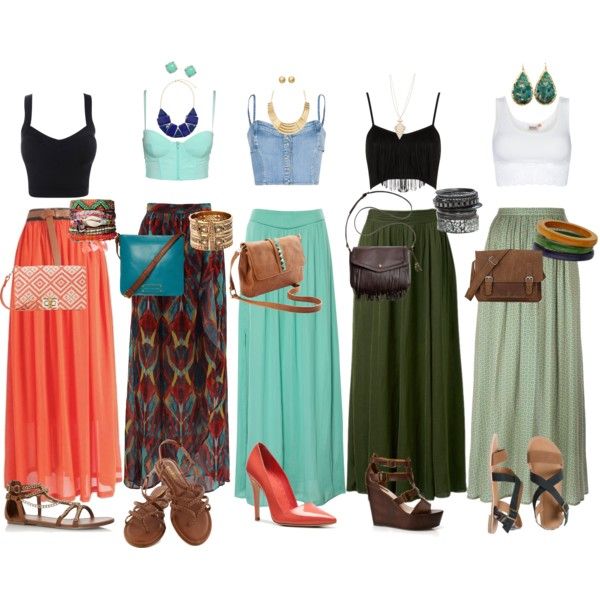 Crop top and maxi skirt fever | Fashion, Maxi skirt outfits, Maxi .