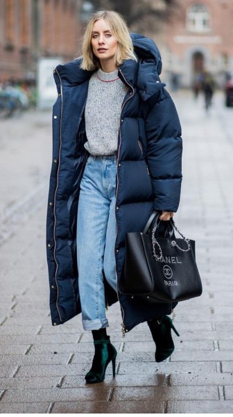 How to Style Long Puffer Coat: 15 Casual & Lovely Outfit Ideas .