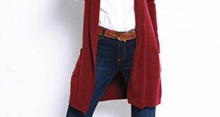 What to Wear with a Red Cardigan? | KSISTY