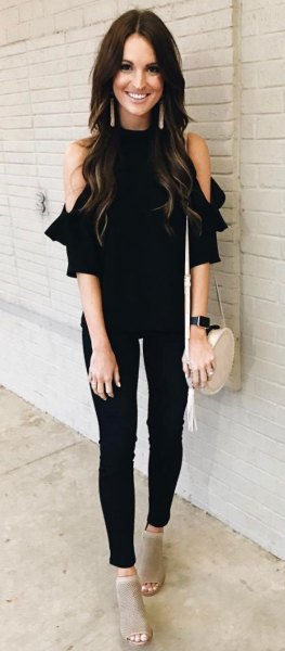 15 Low-Key Sexy & Attractive Cold Shoulder Blouse Outfit Ideas .