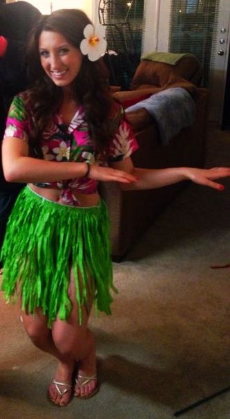 Hula girl costume. … | Luau outfits, Hawaiian girl costume, Luau .