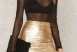 sheer-mesh-top-gold-sequin-skirt-outfit-ideas-for-new-years-eve .