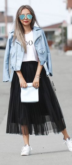 How to Style Mesh Skirt: 15 Best Outfit Ideas - FMag.c