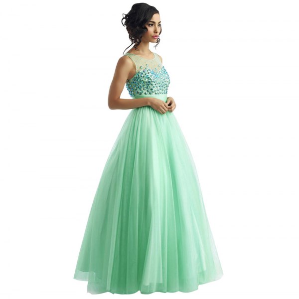 Mint Green Prom Dress Outfit Ideas