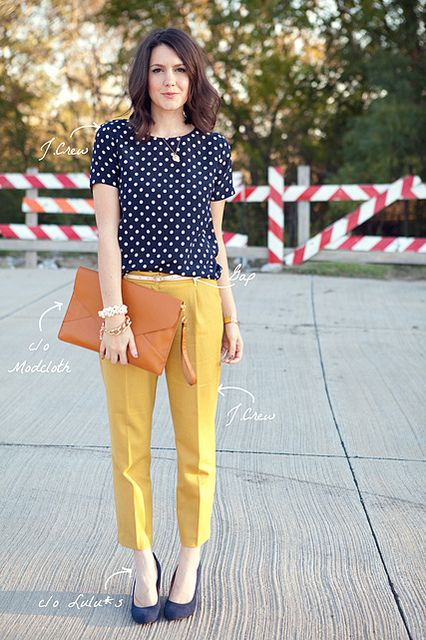 11.1.11c | Mustard pants, Style, Colored pan