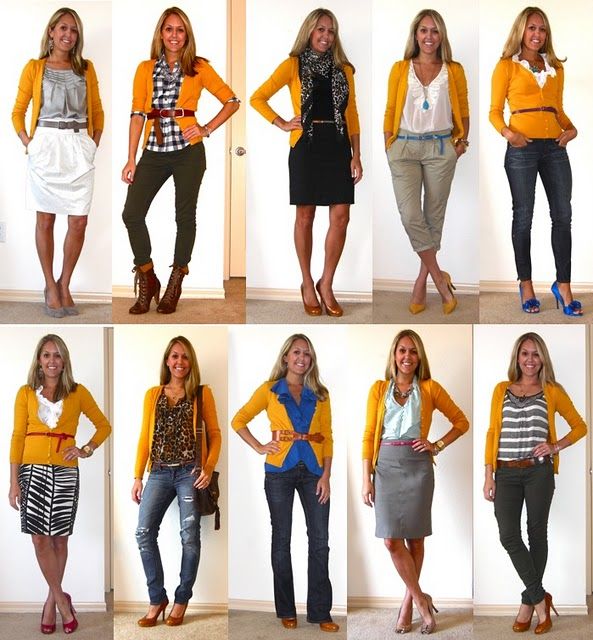 almost 2 weeks worth of new outfit inspiration... | Yellow .