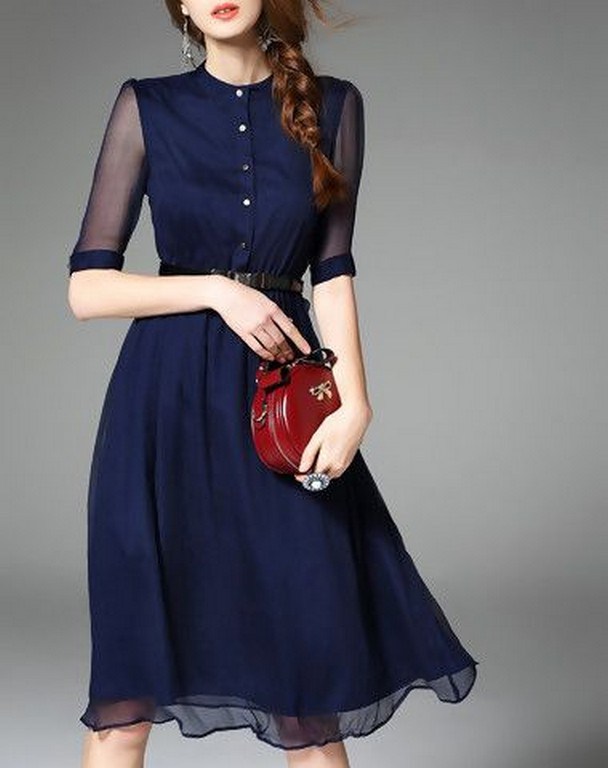 Appealing Princess navy blue off the shoulder long gown outfit for .