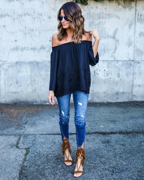 In Defense of Off-the-Shoulder Tops | Fashion, Casual outfits, Cloth