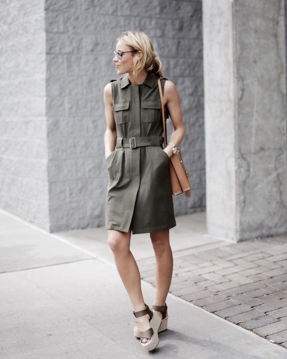 Olive Green Dress: 15 Stylish and Trendy Outfit Ideas - FMag.c