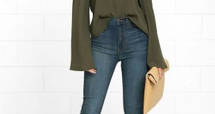 Image result for olive green top outfit ideas | Green top outfit .
