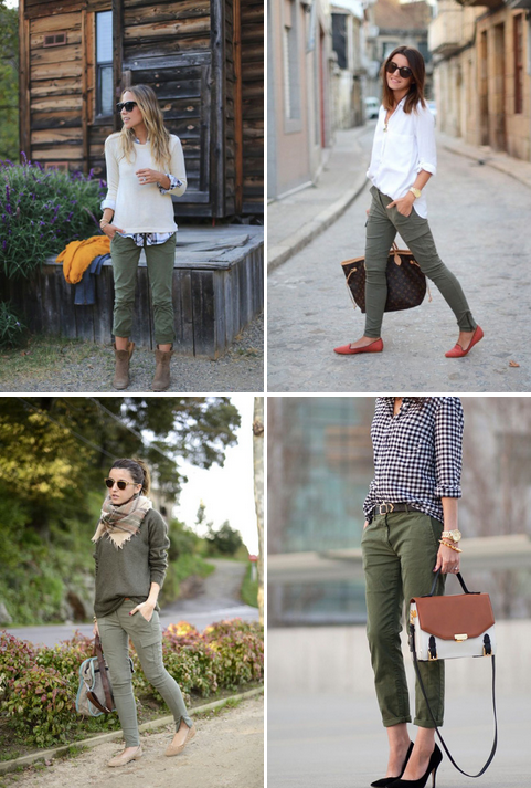 20 Style Tips On How To Wear Cargo Pants | Olive green pants .